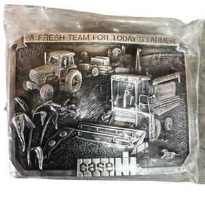 Case IH Belt buckle, 1985, First buckle under new Case International name